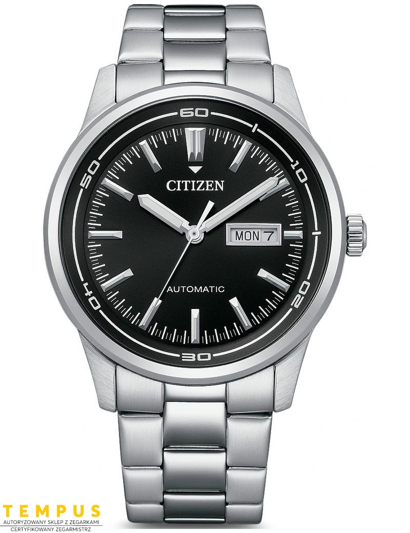 Zegarek klasyczny męski Citizen Sporty Elegant Automatic NH8400-87EE na bransolecie