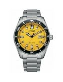 Zegarek sportowy męski CITIZEN Eco-Drive Marine Sporty AW1760-81Z na bransolecie