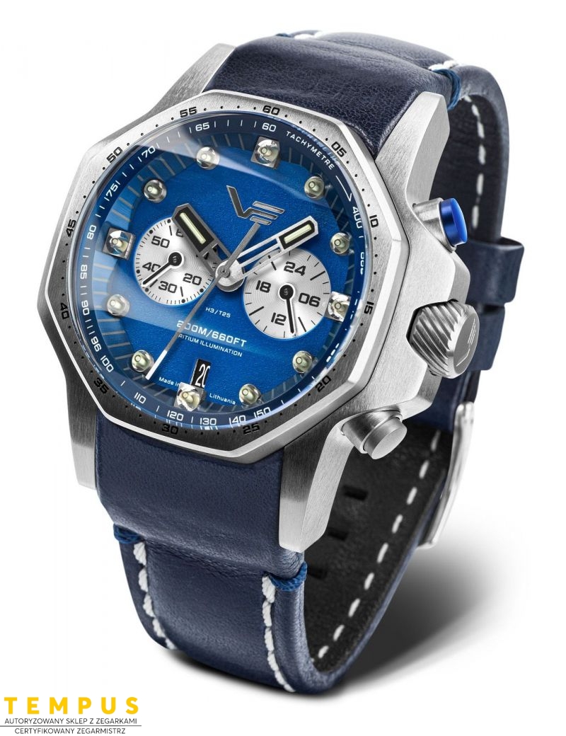 Zegarek sportowy męski Vostok Europe VK64-640A700 ATOMIC Age Sakharov Line Quartz Chrono - Zegarki VOSTOK EUROPE Zegarek sportowy męski Vostok Europe VK64-640A700 ATOMIC Age Sakharov Line Quartz Chrono - Zegarki VOSTOK EUROPE