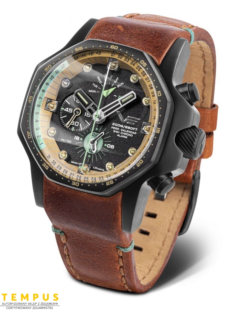 Zegarek sportowy męski Vostok Europe YM86-640C697 ATOMIC Age Oppenheimer Line Multifunction Limited Edition - Zegarki VOSTOK EUROPE Zegarek sportowy męski Vostok Europe YM86-640C697 ATOMIC Age Oppenheimer Line Multifunction Limited Edition - Zegarki VOSTOK EUROPE