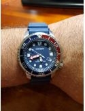 Zegarek sportowy męski Citizen PROMASTER Diver BN0168-06L na pasku