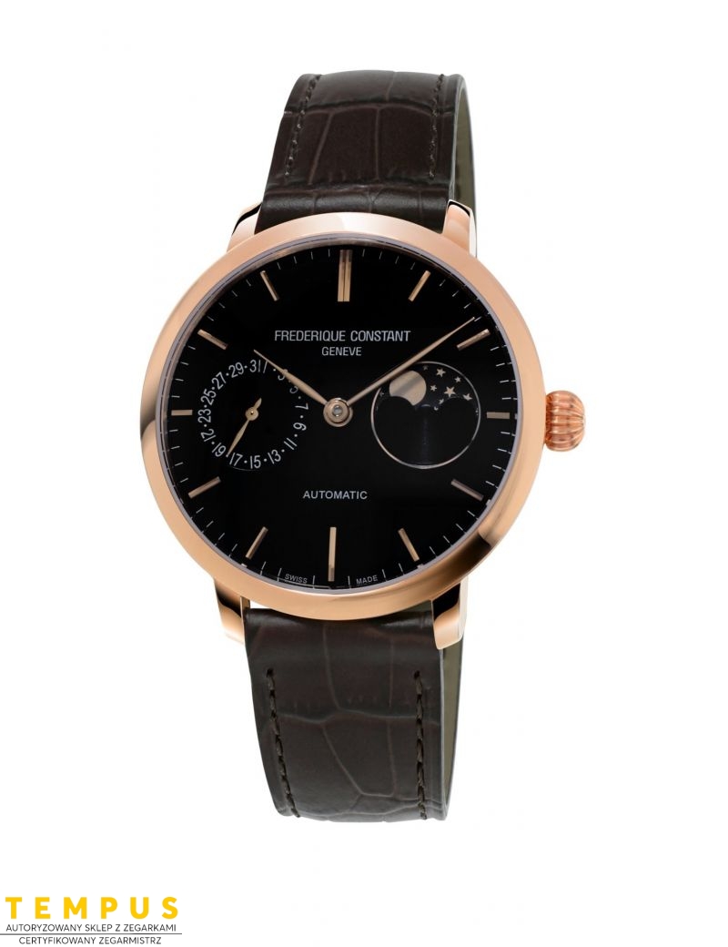 Frederique Constant Manufacture Slimline Moonphase FC-702G3S4 - Zegarki FREDERIQUE CONSTANT