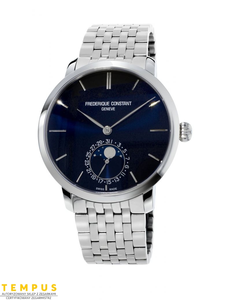 Frederique Constant Manufacture Slimline Moonphase FC-705N4S6B - Zegarki FREDERIQUE CONSTANT Frederique Constant Manufacture Slimline Moonphase FC-705N4S6B - Zegarki FREDERIQUE CONSTANT