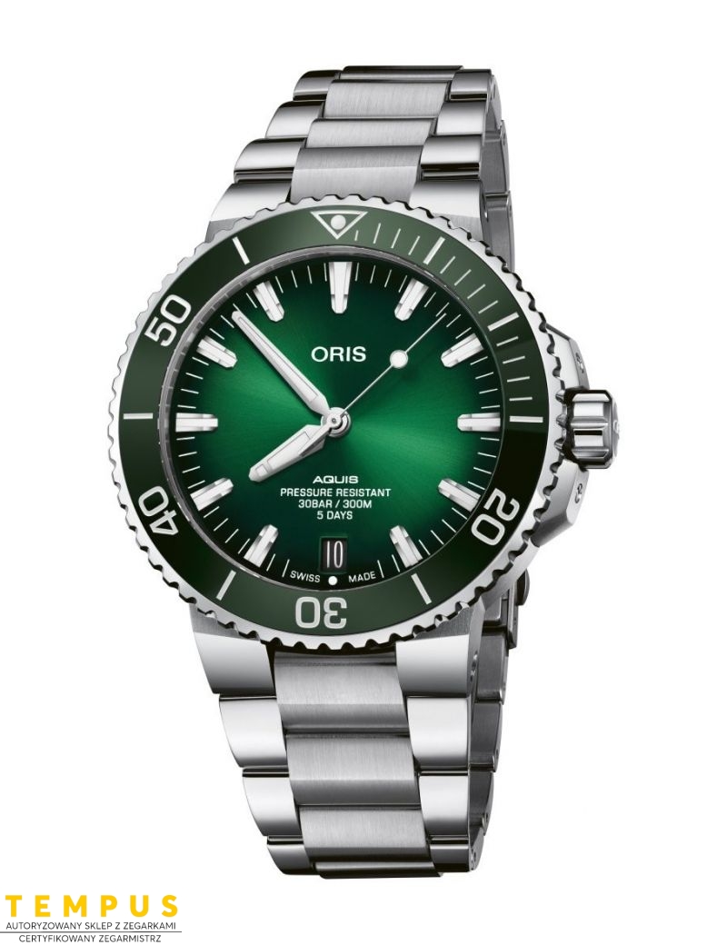 Zegarek sportowy męski Oris Aquis Date Cal. 400 01 400 7763 4157-07 8 24 09PEB 41. Zegarek sportowy męski Oris Aquis Date Cal. 400 01 400 7763 4157-07 8 24 09PEB 41.