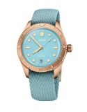 Zegarek sportowy damski, unisex Oris Divers Sixty-Five Cotton Candy Sky Blue 01 733 7771 3155-07 3 19 02Br - Zegarki ORIS