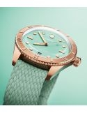 Zegarek sportowy damski, unisex Oris Divers Sixty-Five Cotton Candy Wild Green 01 733 7771 3157-07 3 19 03Br - Zegarki ORIS