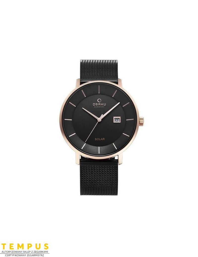 Zegarek klasyczny męski Obaku Denmark V222GRVBMB - Zegarki OBAKU Zegarek klasyczny męski Obaku Denmark V222GRVBMB - Zegarki OBAKU