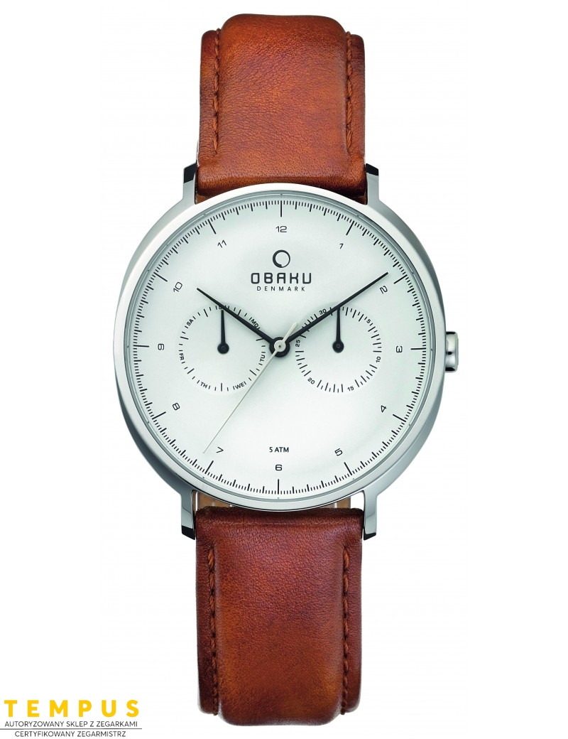 Zegarek klasyczny męski Obaku Denmark V193GMCIRZ - Zegarki OBAKU