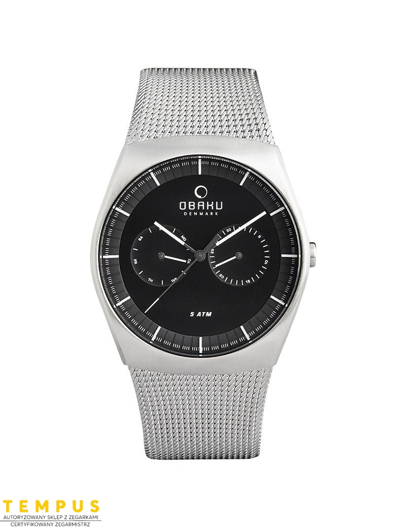 Zegarek klasyczny męski Obaku Denmark V176GMCBMC - Zegarki OBAKU
