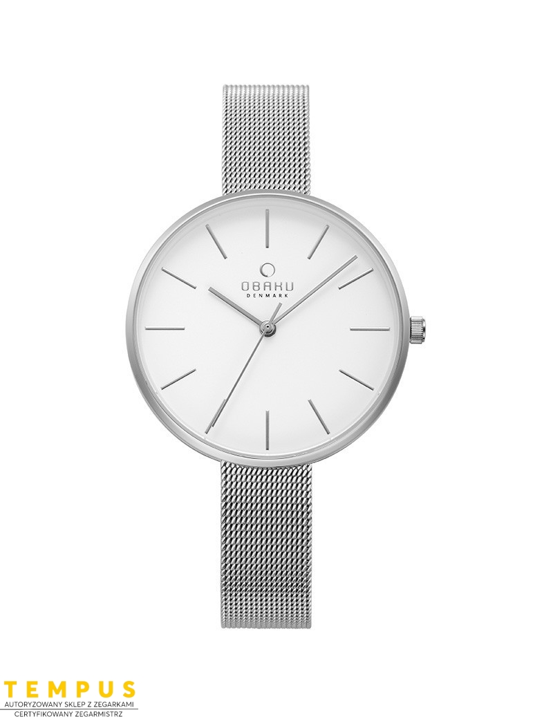 Zegarek klasyczny damski Obaku Denmark V211LXCIMC - Zegarki OBAKU