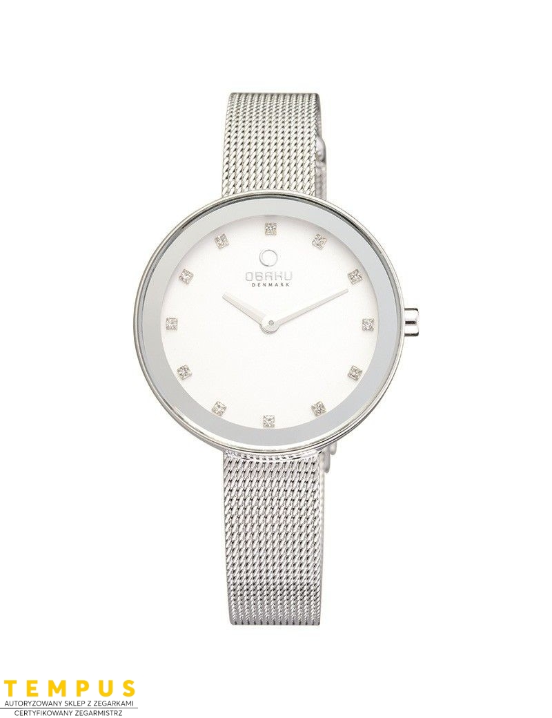 Zegarek klasyczny damski Obaku Denmark V161LXCIMC - Zegarki OBAKU Zegarek klasyczny damski Obaku Denmark V161LXCIMC - Zegarki OBAKU