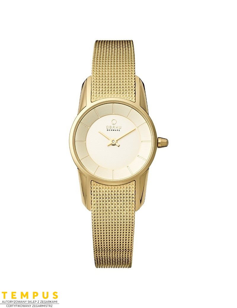 Zegarek klasyczny damski Obaku Denmark V130LGGMG - Zegarki OBAKU