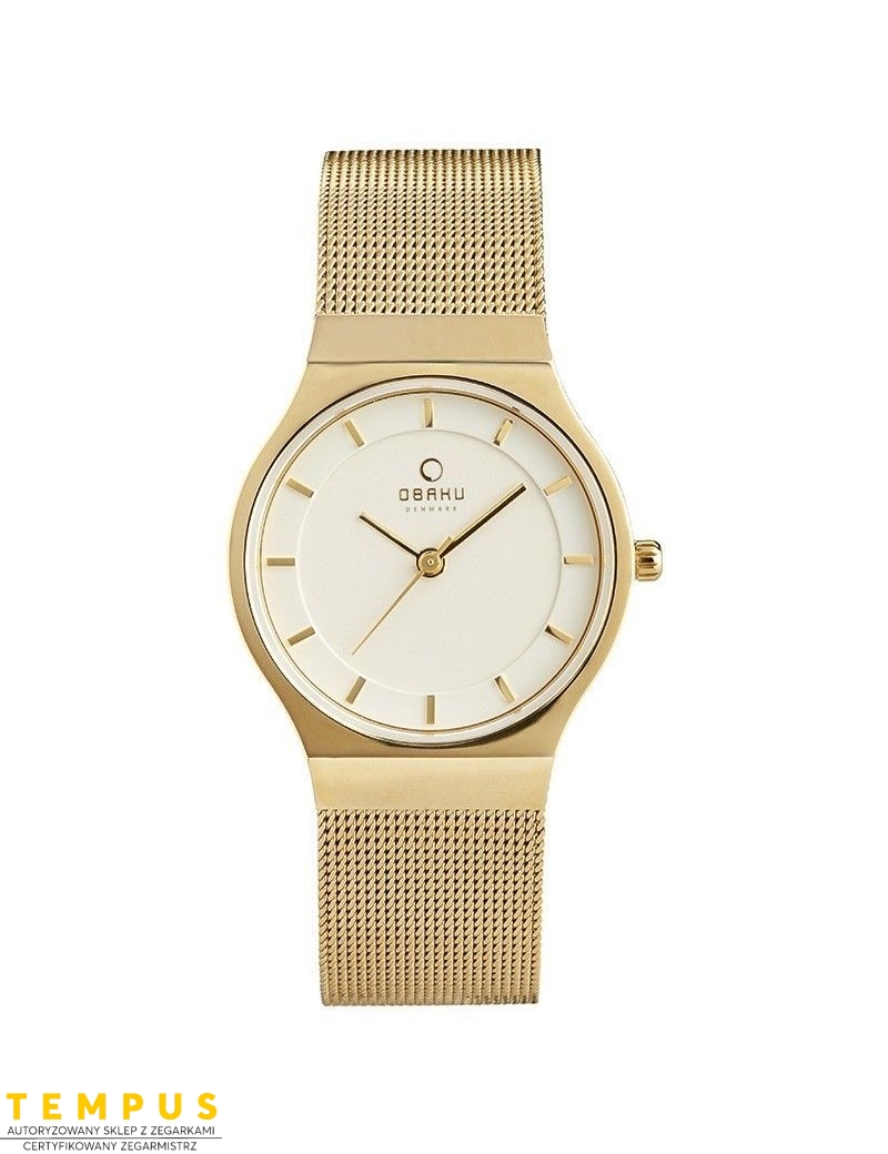 Zegarek klasyczny damski Obaku Denmark V123LGIMG - Zegarki OBAKU Zegarek klasyczny damski Obaku Denmark V123LGIMG - Zegarki OBAKU