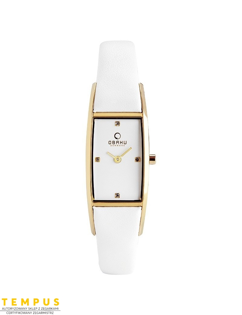 Zegarek klasyczny damski Obaku Denmark V150LGIRW - Zegarki OBAKU Zegarek klasyczny damski Obaku Denmark V150LGIRW - Zegarki OBAKU