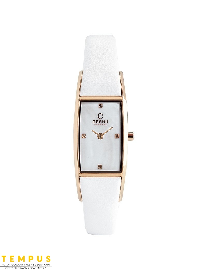 Zegarek klasyczny damski Obaku Denmark V150LVWRW - Zegarki OBAKU Zegarek klasyczny damski Obaku Denmark V150LVWRW - Zegarki OBAKU