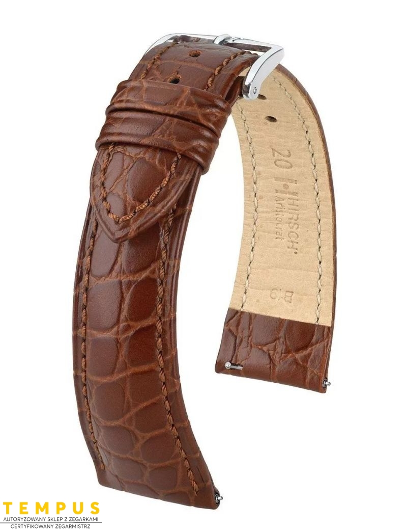 Pasek HIRSCH Aristocrat L 03828010-2-17 skórzany 17 mm - HIRSCH - paski do zegarków