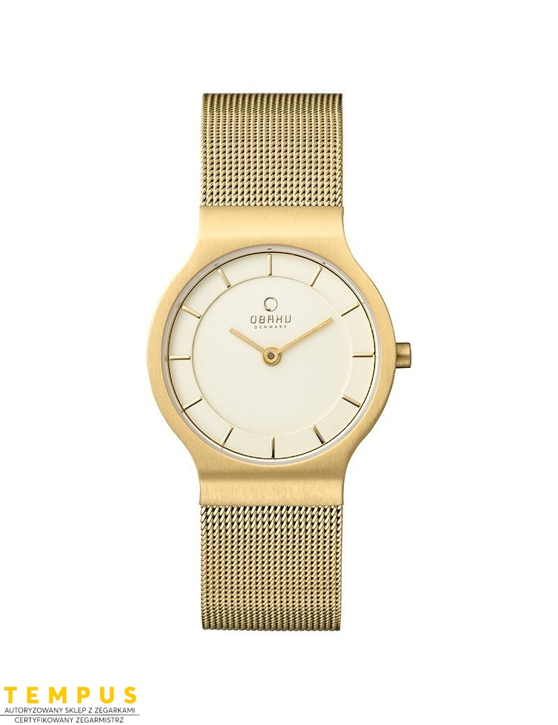 Zegarek klasyczny damski Obaku Denmark V133LGGMG1 - Zegarki OBAKU