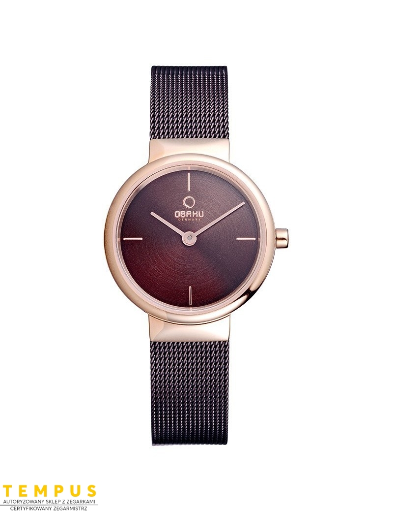 Zegarek klasyczny damski Obaku Denmark V153LVNMN - Zegarki OBAKU Zegarek klasyczny damski Obaku Denmark V153LVNMN - Zegarki OBAKU