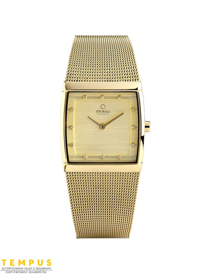 Zegarek klasyczny damski Obaku Denmark V102LGGMG - Zegarki OBAKU Zegarek klasyczny damski Obaku Denmark V102LGGMG - Zegarki OBAKU