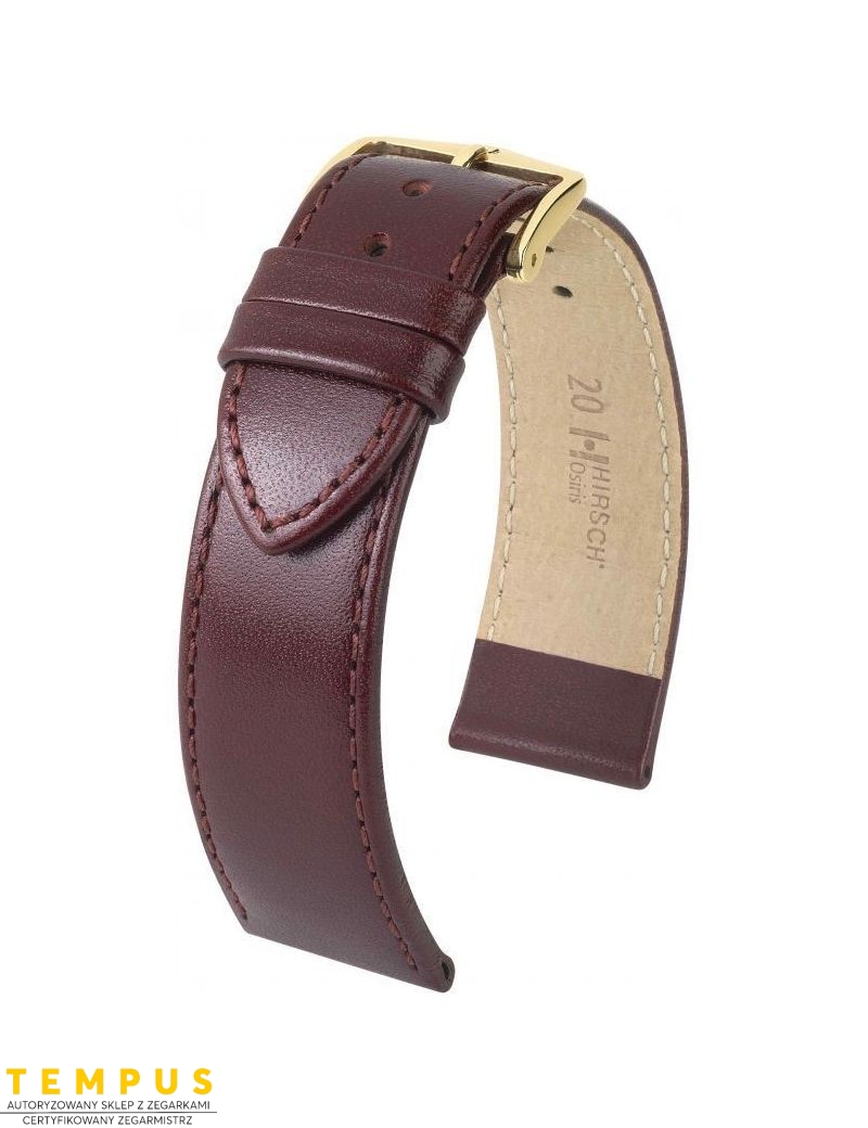 Pasek HIRSCH Osiris M 03475110-1-15 skórzany 15 mm - HIRSCH - paski do zegarków