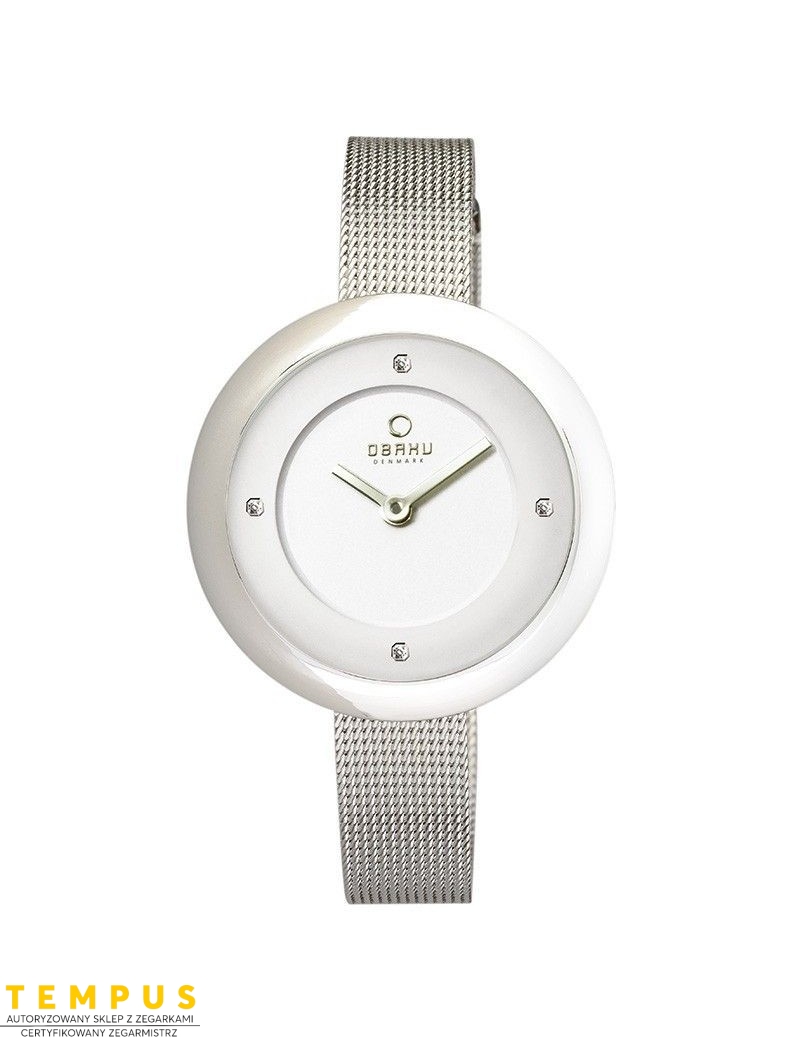 Zegarek klasyczny damski Obaku Denmark V162LXCIMC - Zegarki OBAKU