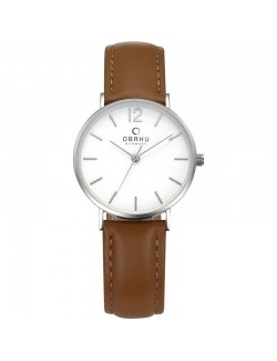 Zegarek klasyczny damski Obaku Denmark V197LXCWRN - Zegarki OBAKU