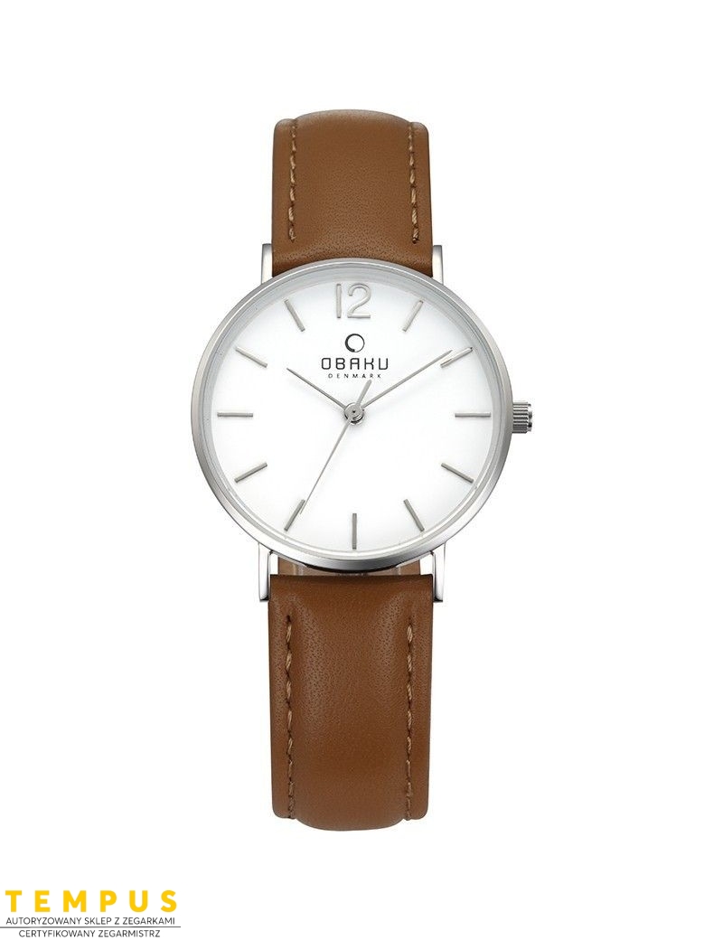 Zegarek klasyczny damski Obaku Denmark V197LXCWRN - Zegarki OBAKU