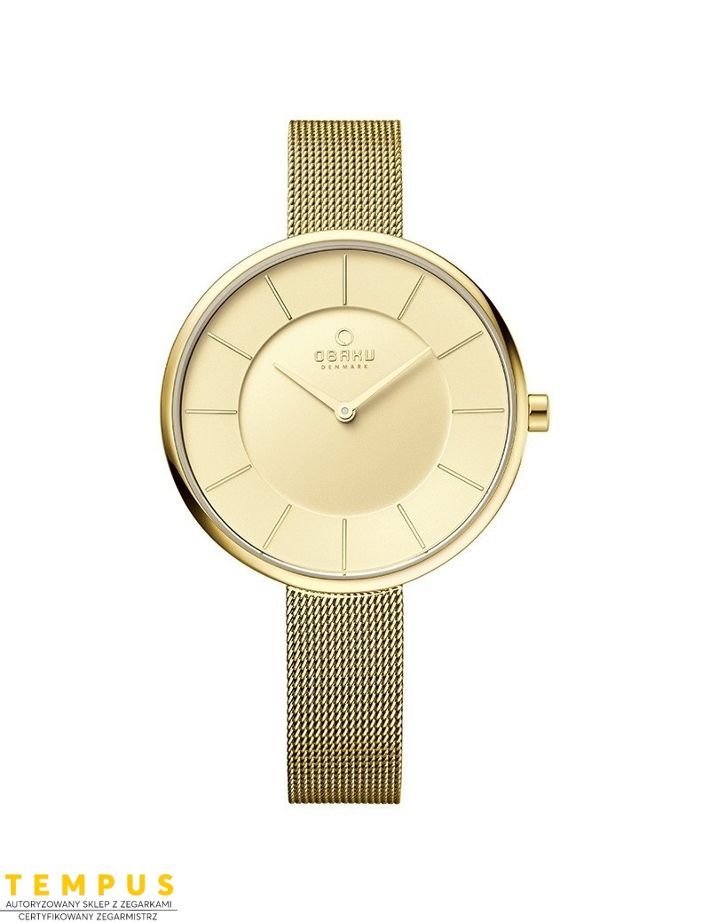 Zegarek klasyczny damski Obaku Denmark V185LXGGMG - Zegarki OBAKU Zegarek klasyczny damski Obaku Denmark V185LXGGMG - Zegarki OBAKU