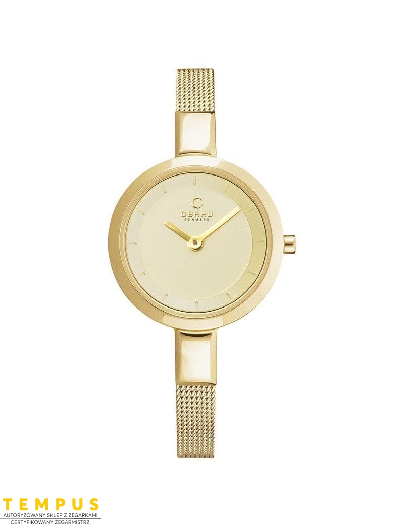 Zegarek klasyczny damski Obaku Denmark V129LGGMG1 - Zegarki OBAKU