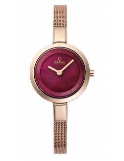 Zegarek klasyczny damski Obaku Denmark V129LVQMV - Zegarki OBAKU