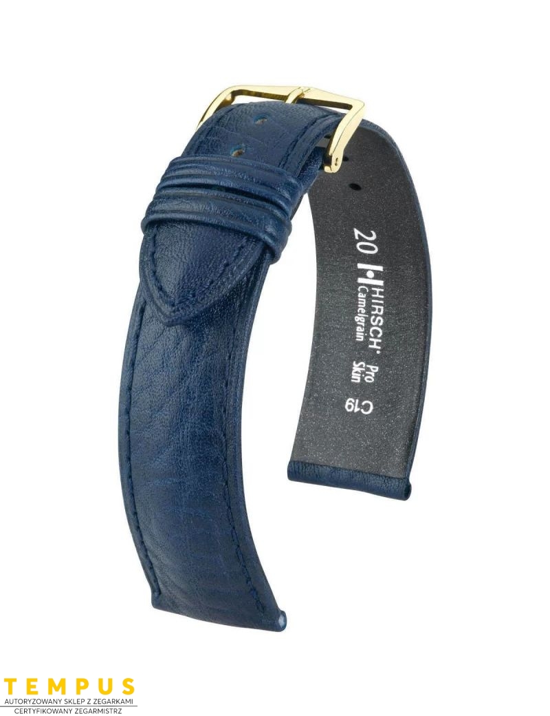 Pasek HIRSCH Camelgrain Pro Skin L 01009080-1-20 skórzany 20 mm - HIRSCH - paski do zegarków