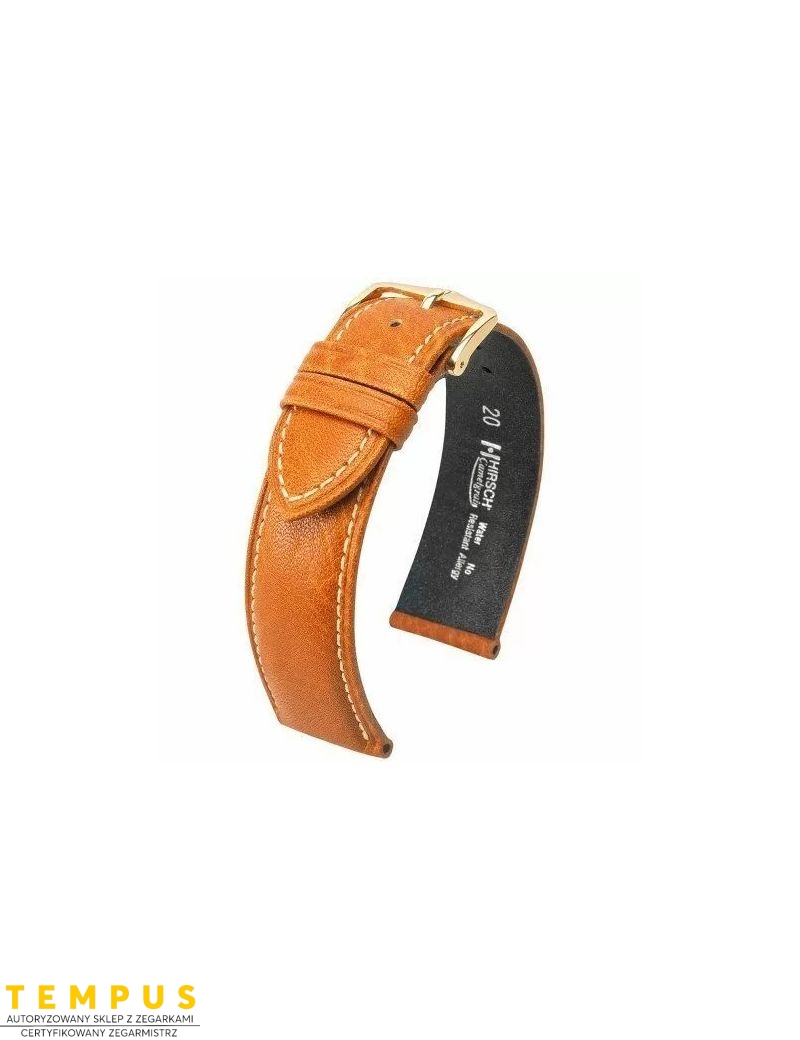 Pasek HIRSCH Camelgrain Pro Skin L 01009010-1-19 skórzany 19 mm - HIRSCH - paski do zegarków