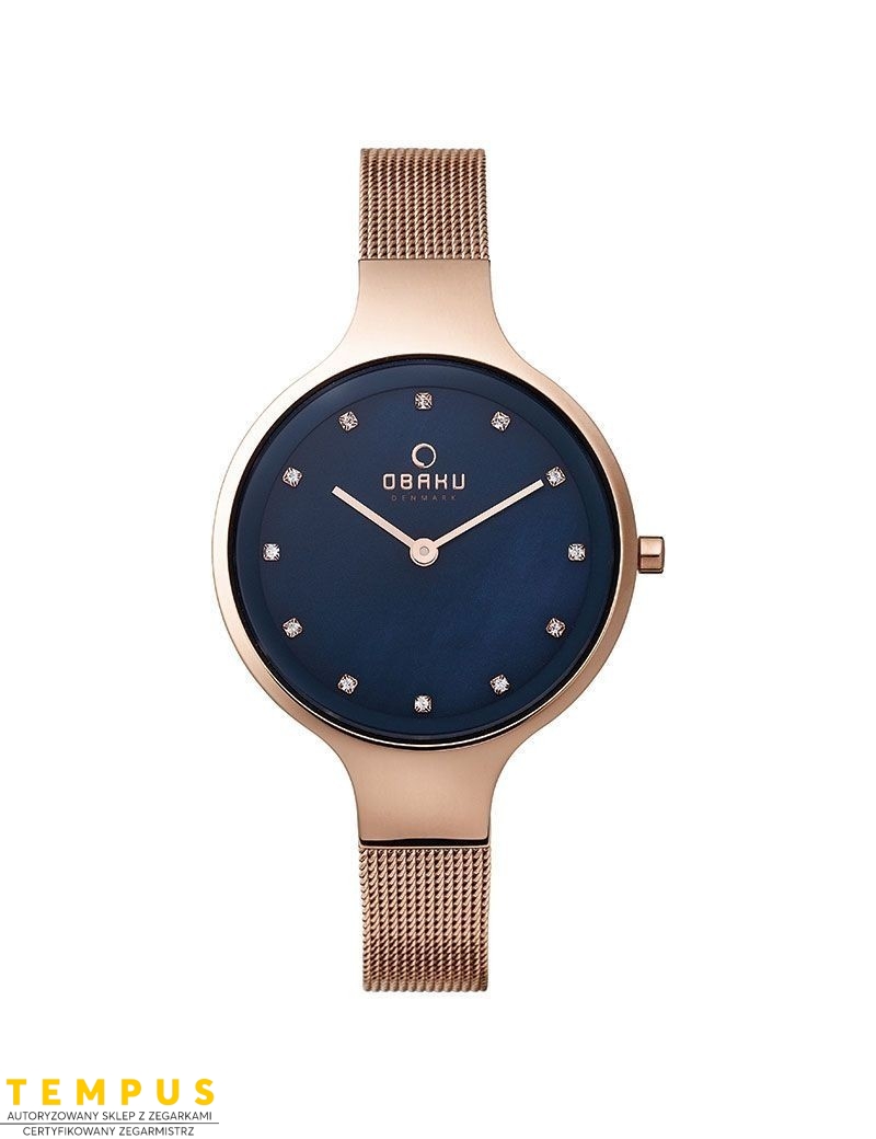 Zegarek klasyczny damski Obaku Denmark V173LXVLMV - Zegarki OBAKU