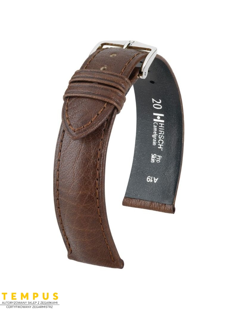 Pasek HIRSCH Camelgrain L 01009015-2-18 skórzany 18 mm - HIRSCH - paski do zegarków Pasek HIRSCH Camelgrain L 01009015-2-18 skórzany 18 mm - HIRSCH - paski do zegarków