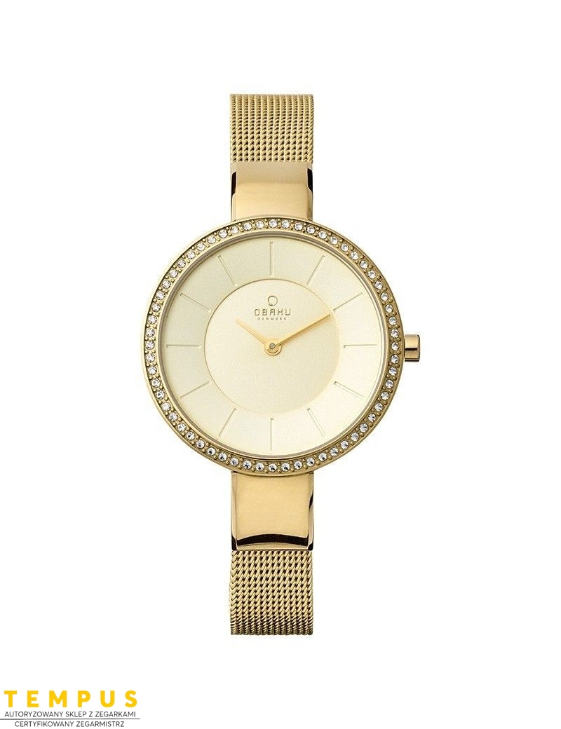 Zegarek klasyczny damski Obaku Denmark V179LEGGMG - Zegarki OBAKU Zegarek klasyczny damski Obaku Denmark V179LEGGMG - Zegarki OBAKU