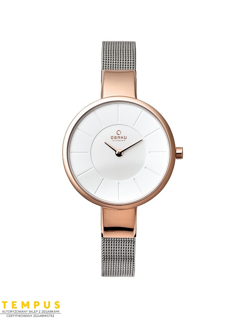 Zegarek klasyczny damski Obaku Denmark V149LVIMC - Zegarki OBAKU Zegarek klasyczny damski Obaku Denmark V149LVIMC - Zegarki OBAKU