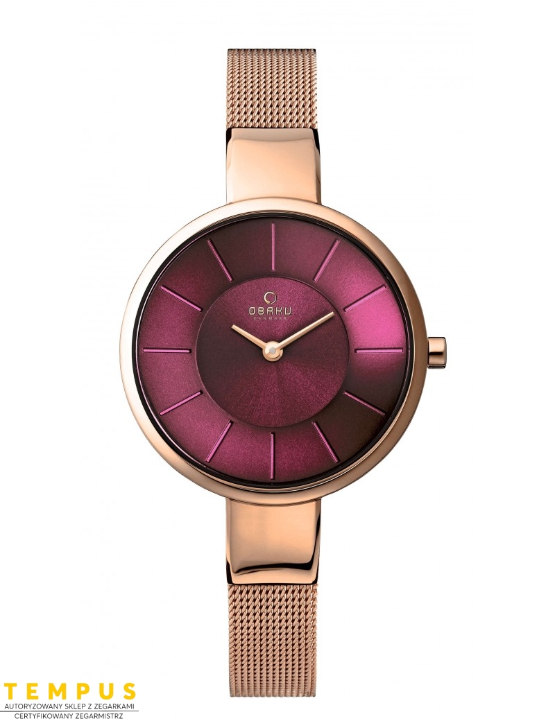 Zegarek klasyczny damski Obaku Denmark V149LVQMV - Zegarki OBAKU