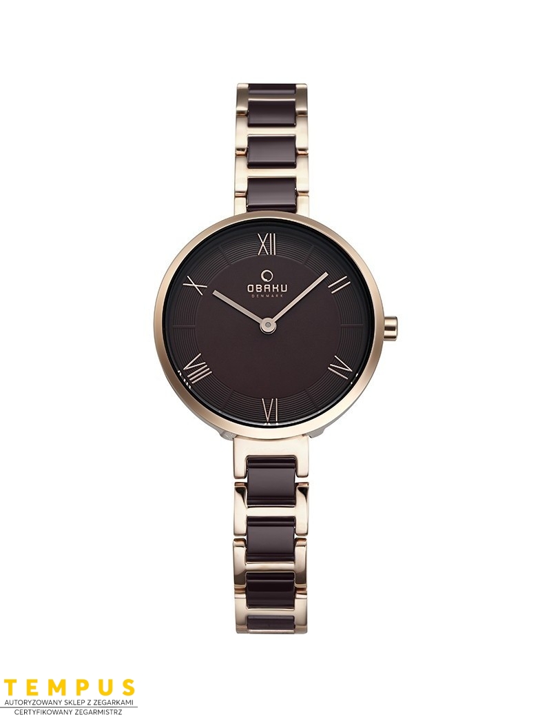 Zegarek klasyczny damski Obaku Denmark V195LXVNSN - Zegarki OBAKU Zegarek klasyczny damski Obaku Denmark V195LXVNSN - Zegarki OBAKU