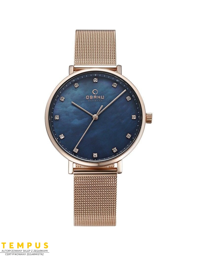 Zegarek klasyczny damski Obaku Denmark V186LXVLMV - Zegarki OBAKU Zegarek klasyczny damski Obaku Denmark V186LXVLMV - Zegarki OBAKU
