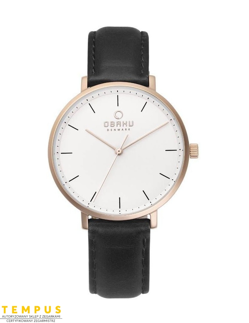 Zegarek klasyczny damski Obaku Denmark V186LXVWRB - Zegarki OBAKU Zegarek klasyczny damski Obaku Denmark V186LXVWRB - Zegarki OBAKU