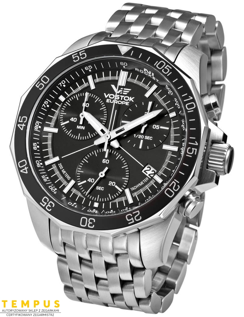Zegarek sportowy męski Vostok Europe N1 ROCKET 6S30-2255177B - Zegarki VOSTOK EUROPE Zegarek sportowy męski Vostok Europe N1 ROCKET 6S30-2255177B - Zegarki VOSTOK EUROPE