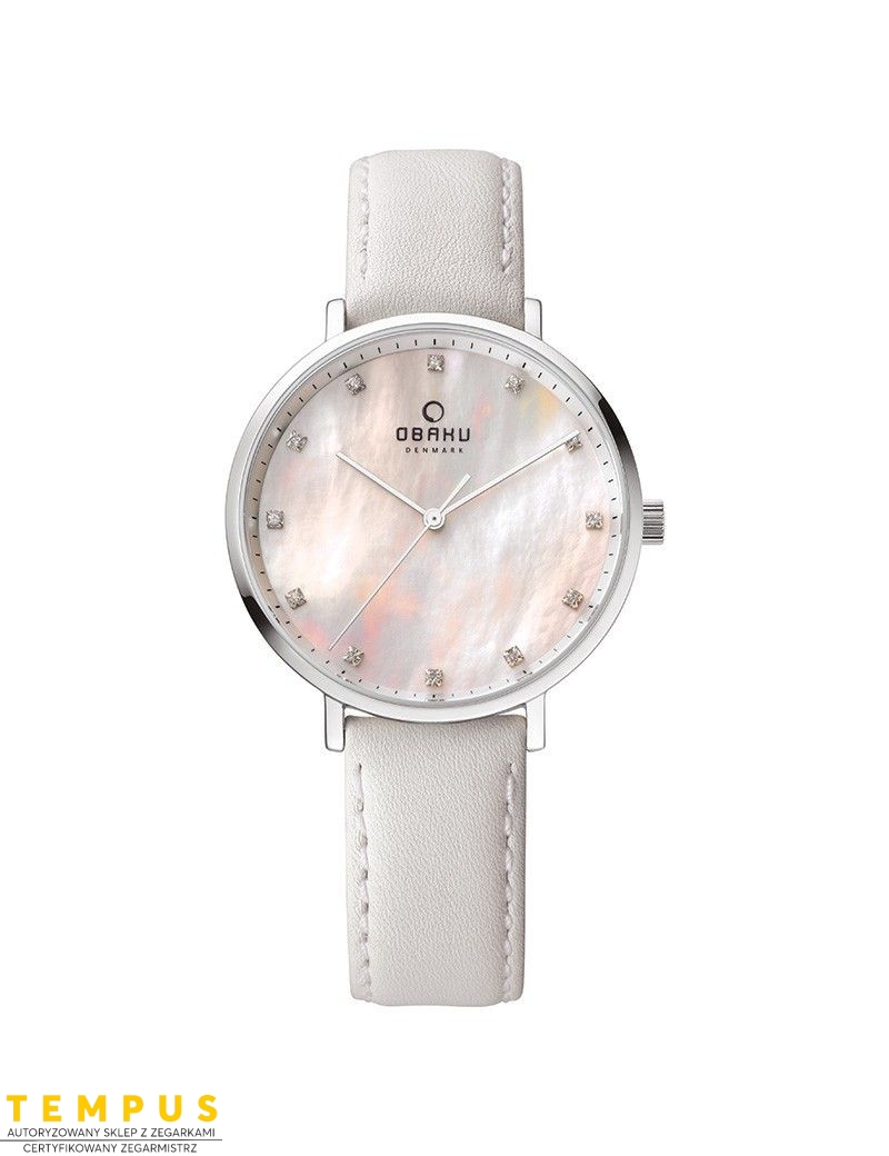 Zegarek klasyczny damski Obaku Denmark V186LXCPRW - Zegarki OBAKU