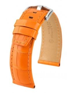 Pasek HIRSCH Tritone Alligator L 08607022-2-24 ze skóry krokodyla 24 mm - HIRSCH - paski do zegarków