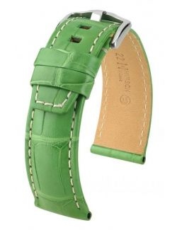 Pasek HIRSCH Tritone Alligator L 08607043-2-24 ze skóry krokodyla 24 mm