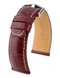 Pasek HIRSCH Tritone Alligator L 08607068-2-24 ze skóry krokodyla 24 mm - HIRSCH - paski do zegarków