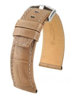 Pasek HIRSCH Tritone Alligator L 08607099-2-24 ze skóry krokodyla 24 mm