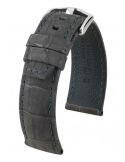 Pasek HIRSCH Tritone Alligator Nubuk L 08677050-2-24 ze skóry krokodyla 24 mm - HIRSCH - paski do zegarków