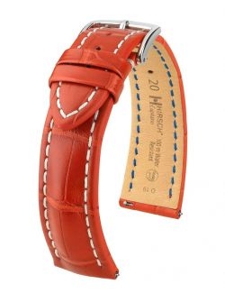 Pasek HIRSCH Capitano L 05107029-2-22 ze skóry krokodyla 22 mm 100m-WR