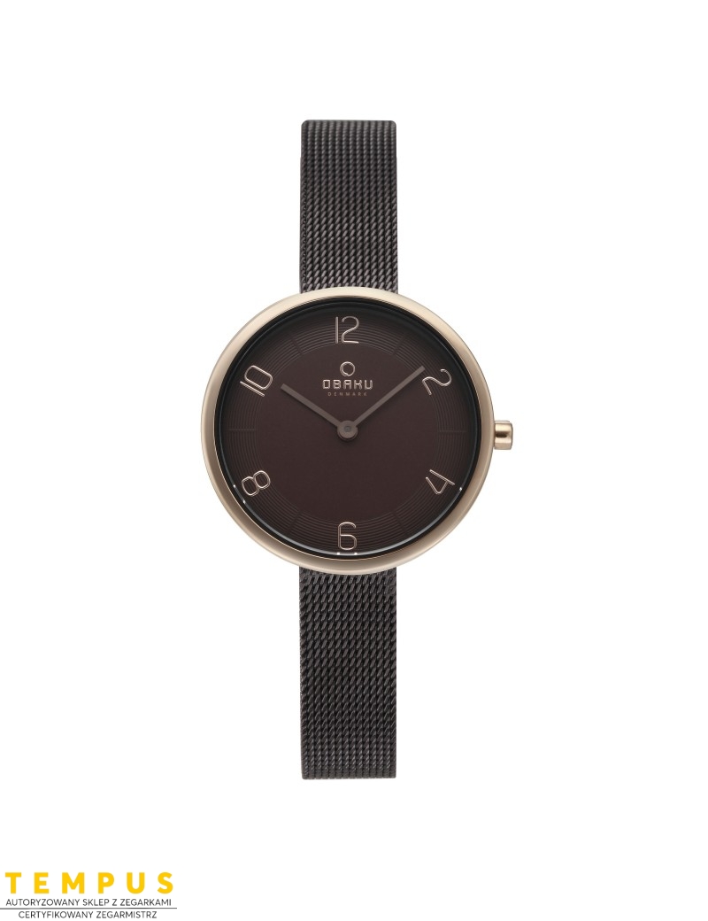 Zegarek klasyczny damski Obaku Denmark V195LXVNMN - Zegarki OBAKU Zegarek klasyczny damski Obaku Denmark V195LXVNMN - Zegarki OBAKU