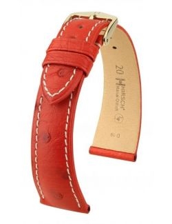 Pasek HIRSCH Massai Ostrich M 04262121-1-16 ze skóry strusia 16 mm
